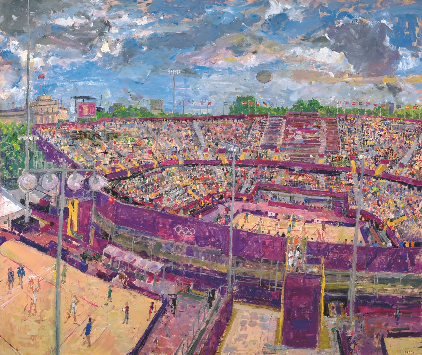 Beach Volleyball Olympic Commissions | The Cranley Gallery